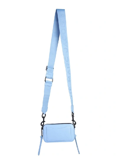 Shop Marc Jacobs Snapshot Dtm Bag In Azzurro