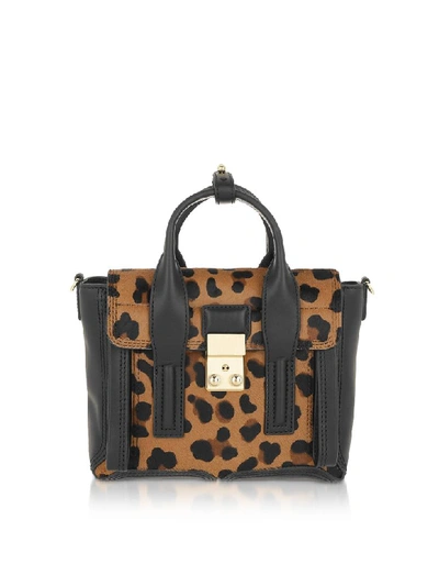 Shop 3.1 Phillip Lim Leopard Pashli Mini Satchel In Brown