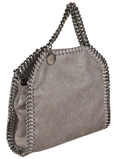 Shop Stella Mccartney Falabella Tiny Tote In Light Grey