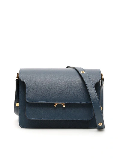 Shop Marni Trunk Bag In Orion Blue (blue)