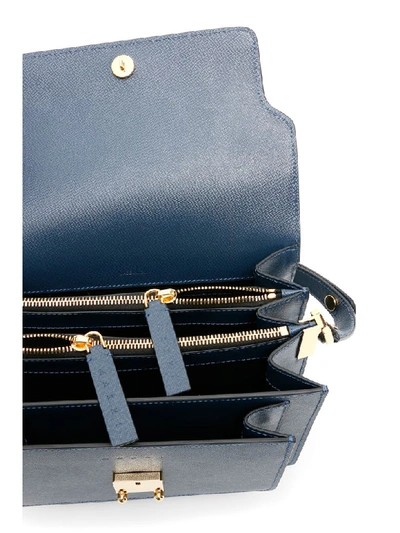 Shop Marni Trunk Bag In Orion Blue (blue)