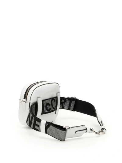 Shop Stella Mccartney Logo Mini Bag In White (white)