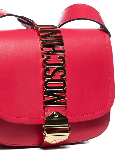 Shop Moschino Shoulder Bag In Rosso