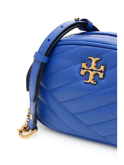 Shop Tory Burch Chevron Kira Bag In Nautical Blue (blue)