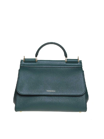 Shop Dolce & Gabbana Medium Soft Sicily Bag In Calf Leather