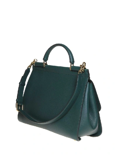 Shop Dolce & Gabbana Medium Soft Sicily Bag In Calf Leather