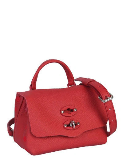 Shop Zanellato Super Baby Postina Bag In Rosso