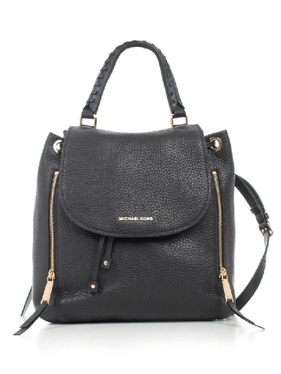 Shop Michael Michael Kors Viv Lg Backpack In Black