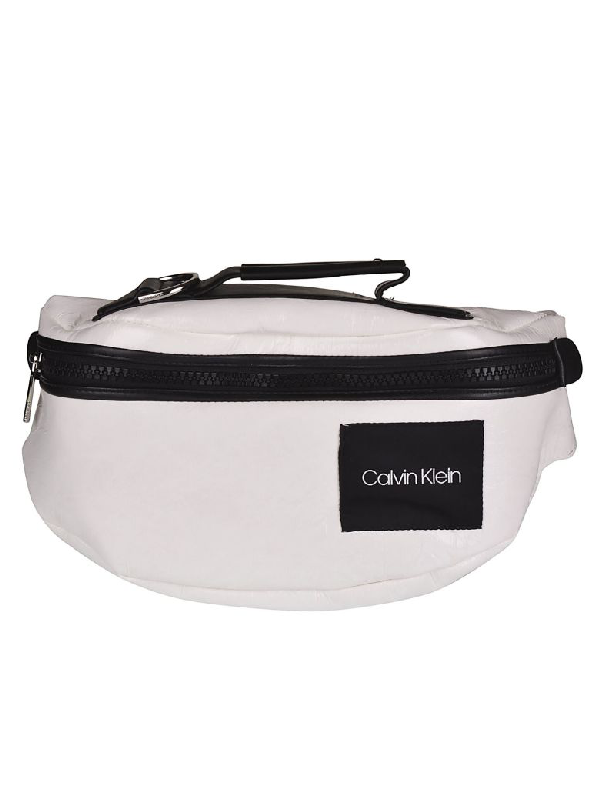 calvin klein belt white