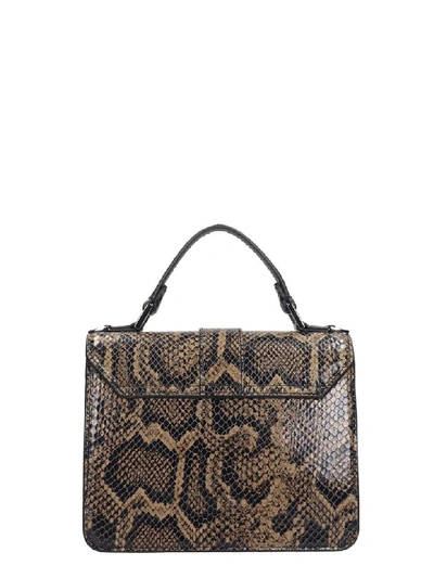 Shop Ash Sammy Hand Bag In Taupe Leather
