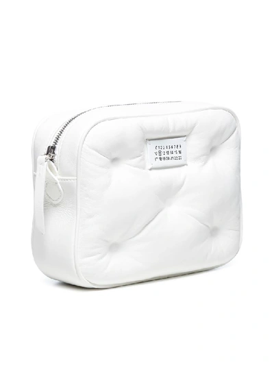 Shop Maison Margiela Shoulder Bag In Bianco