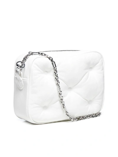 Shop Maison Margiela Shoulder Bag In Bianco