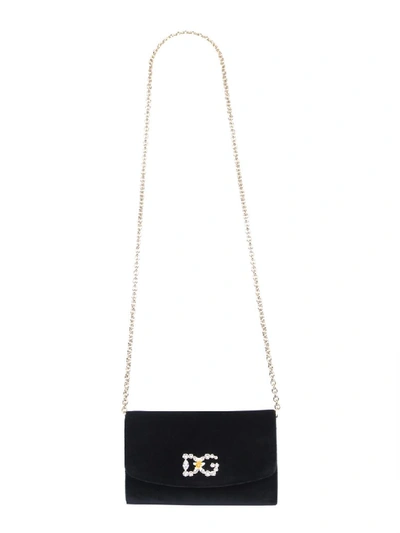 Shop Dolce & Gabbana Mini Dg Bag In Nero