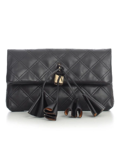 Shop Marc Jacobs The Leather Clutch In Black