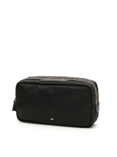 Shop Anya Hindmarch Cables & Chargers Pouch In Black (black)