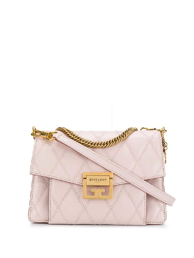 Shop Givenchy Gv3 Small Bag In Pale Pink