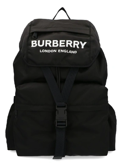 Shop Burberry Wilfin Bag In Black