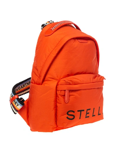 Shop Stella Mccartney Fur Free Fur Backpack In Rosso