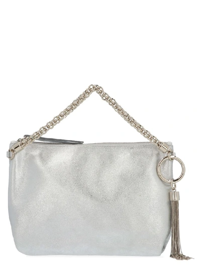 Shop Jimmy Choo Callie Bag In Silver