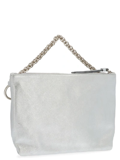 Shop Jimmy Choo Callie Bag In Silver