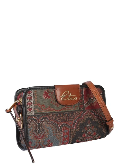 Shop Etro Paisley Shoulder Bag In Multicolor