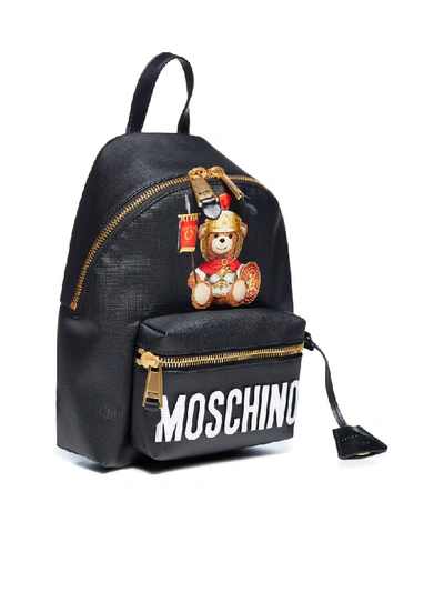 Shop Moschino Backpack In Nero