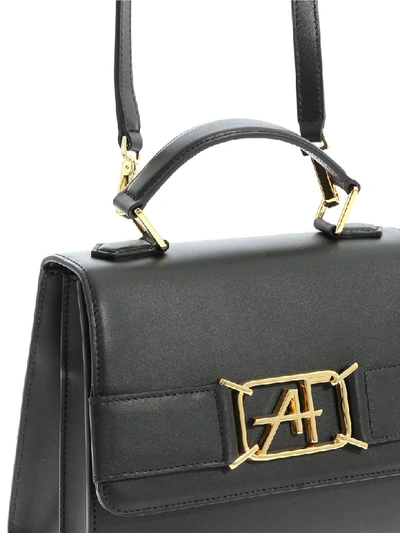 Shop Alberta Ferretti - Handbag With Logo In Black