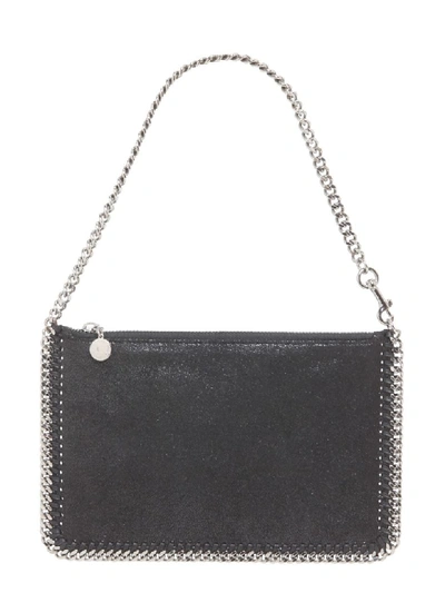 Shop Stella Mccartney Falabella Clutch In Nero