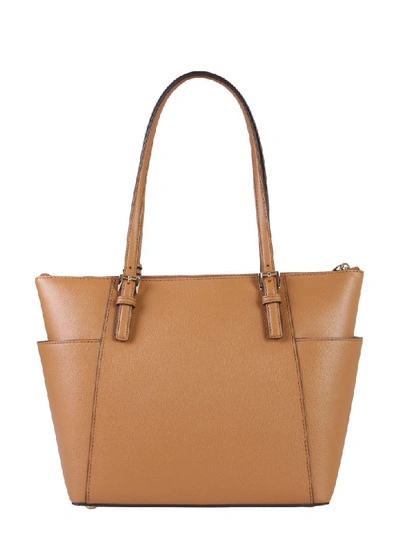 Shop Michael Michael Kors Jet Set Item Tote Bag In Beige