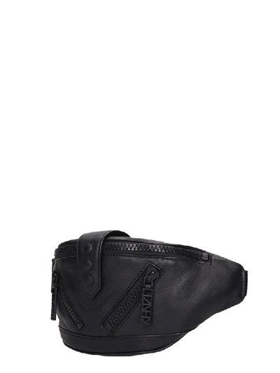 Shop Kenzo Kalifornia Waist Bag In Black Leather