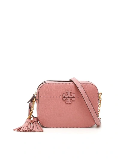 Shop Tory Burch Mcgraw Camera Bag In Pink Magnolia (pink)