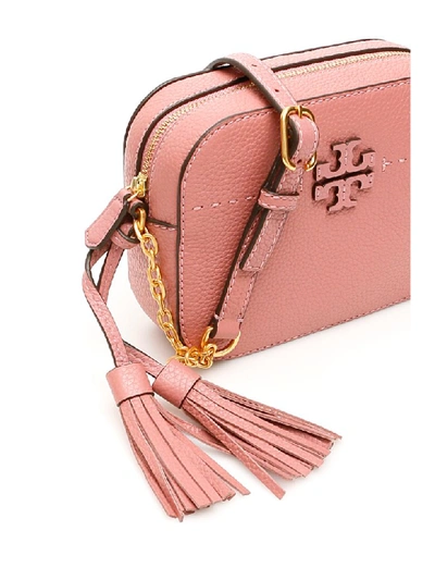 Shop Tory Burch Mcgraw Camera Bag In Pink Magnolia (pink)