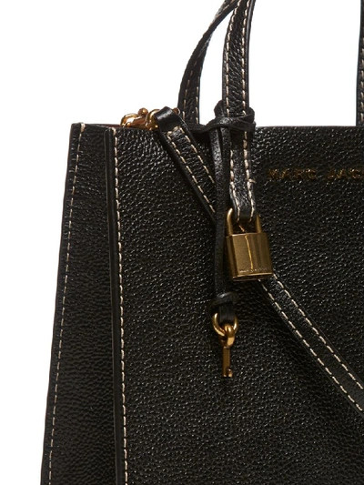 Shop Marc Jacobs Tote In Black Gold