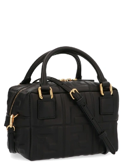 Shop Fendi Boston Bag In Black