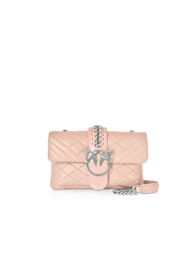 Shop Pinko Soft Mix Light Pink Mini Love Bag In Light/pink (pink)