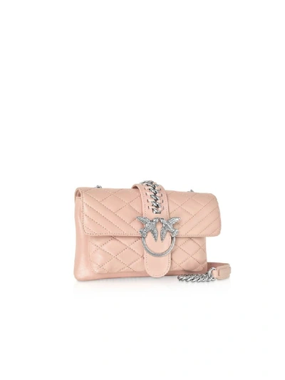 Shop Pinko Soft Mix Light Pink Mini Love Bag In Light/pink (pink)