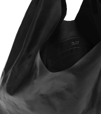 Shop The Row Bindle Leather Shoulder Bag In Black