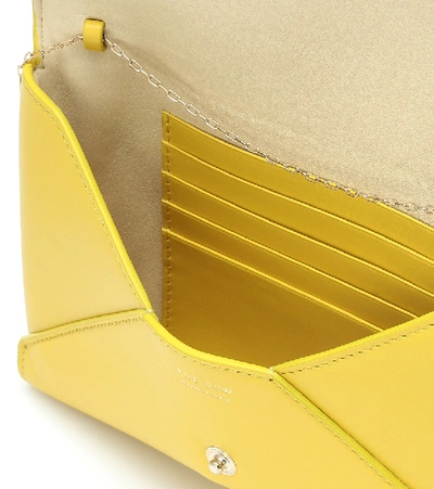 Shop The Row Envelope Small Leather Clutch In Yellow