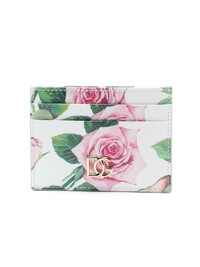 Shop Dolce & Gabbana Cc Case In C Rosa Fdo Panna