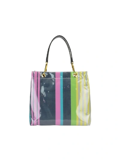 Shop Marni Glossy Grip Shopping Bag In Multicolor