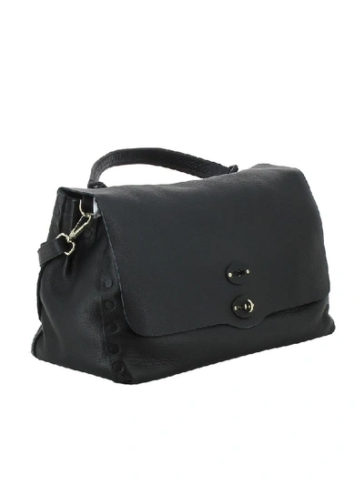 Shop Zanellato Etna Leather Handbag In 02 Etna