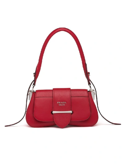 Shop Prada Sidonie Shoulder Bag In Z Fuoco