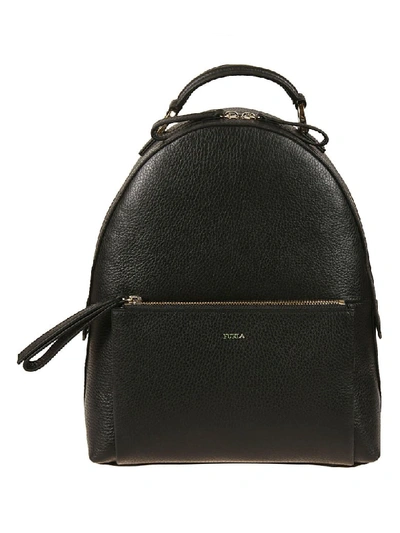 Shop Furla Two-way Zip Backpack In Black