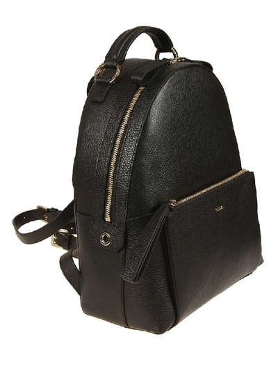 Shop Furla Two-way Zip Backpack In Black