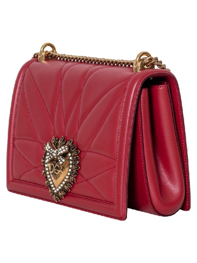 Shop Dolce & Gabbana Borsaspalla Tracolla In Rosso
