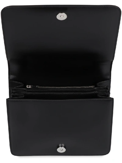 Shop Jil Sander Holster Leather Crossbody Bag In Black