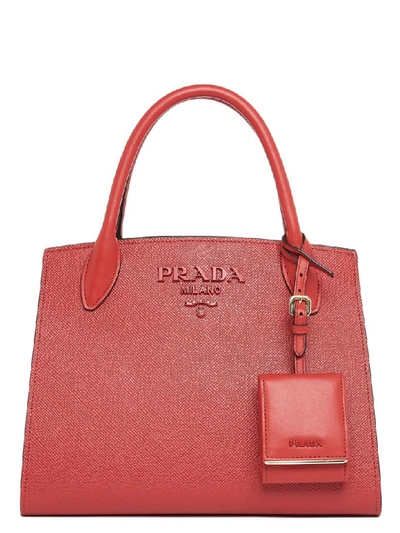 Shop Prada Bag In Red