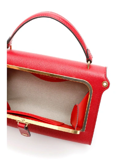 Shop Anya Hindmarch Small Postbox Bag In Carmine (red)