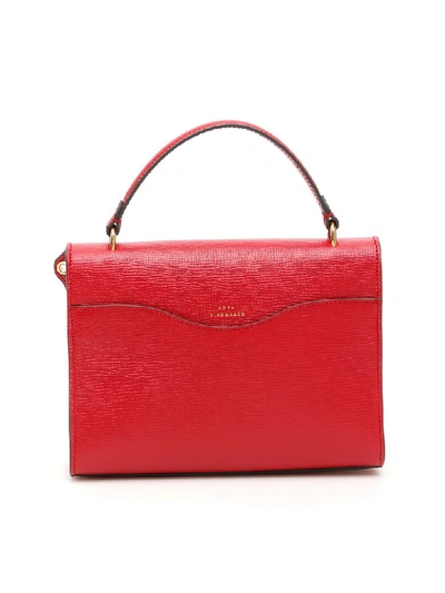Shop Anya Hindmarch Small Postbox Bag In Carmine (red)