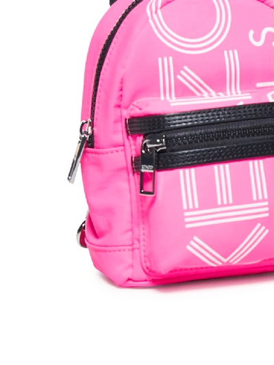 Shop Kenzo Backpack In Deep Fuschia